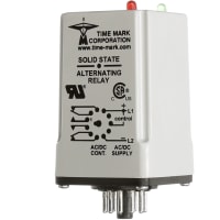 Time Mark Corporation Alternating Relay 24VAC/VDC, DPDT, Plug-In, 10 A