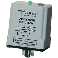 Time Mark Corporation Voltage Monitoring Relay, 24 VAC, SPDT, 10A/240 VAC, 8-Pin Octal, 2601 Series