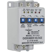 Time Mark Corporation Voltage Monitoring Relay, 277 VAC, SPDT, 10A/240 VAC, Screw Terminal, 16 Series