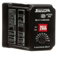 Time Mark Corporation Time Delay Relays Multifunction 0.15 Sec. to 64 Min. 10 A at 240 VAC 300 Series