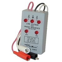 Time Mark Corporation Line voltage and phase sequence detector. Handheld