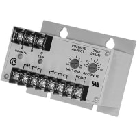 Time Mark Corporation Phase Monitoring Relay, 480 VAC, DPDT, 10A/240 VAC, Screw Terminal, 2642 Series