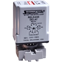 Time Mark Corporation Signaline Release Delay Relay; 24V; 1 SEC