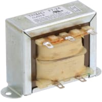 Triad Magnetics Transformer, Power, Config Bobbin, 1, Freq 50/60Hz, Pri 115VAC, Sec 24 (CT)VAC