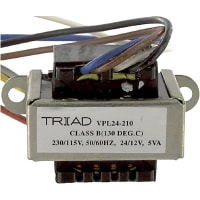 Triad Magnetics Transformer PWR 24V 0.21A CHASSIS