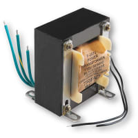 Triad Magnetics Transformer, Power, Bobbin, 1, Freq 50/60Hz, Pri 115VAC, Sec 24 (CT)VAC, UL