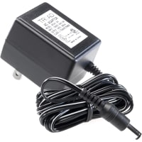 Triad Magnetics Power Supply, AC-DC, 9V, 0.3A, 120V In, Enclosed, Wall Plug, Linear, 2.7W, WDU9 Series