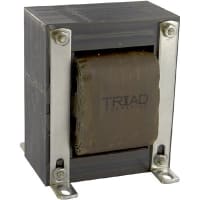 Triad Magnetics Transformer, Power, Bobbin, 1, Freq 50/60Hz, Pri 115/230VAC, Sec 24/48VAC, UL