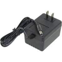 Triad Magnetics Power Supply, AC-DC, 12V, 0.3A, 120V In, Enclosed, Wall Plug, Linear, WDU12 Series