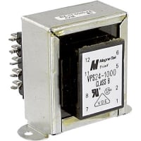 Triad Magnetics Transformer, Power, Bobbin, 1, Freq 50/60Hz, Pri 115/230VAC, Sec 12/24VAC, +30C