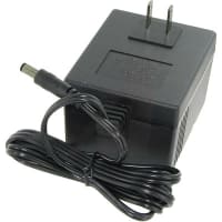 Triad Magnetics Power Supply, AC-DC, 12V, 1.9A, 120V In, Enclosed, Wall Plug, Linear, 23W, WDU12 Series