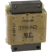 Triad Magnetics Transformer, Power, Toroidal, 1, Freq 50/60Hz, Pri 115/230VAC, Sec 10/20VAC