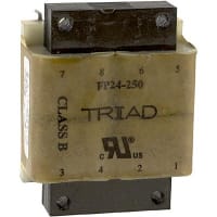 Triad Magnetics Transformer, Power, Toroidal, 1, Freq 50/60Hz, Pri 115/230VAC, Sec 12/24VAC