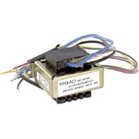 Triad Magnetics Transformer, Power, Bobbin, 1, Freq 50/60Hz, Pri 115/230VAC, Sec 7/14VAC, UL