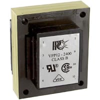 Triad Magnetics Transformer, Power, Bobbin, 1, Freq 50/60Hz, Pri 115/230VAC, Sec 6.3/12.6VAC