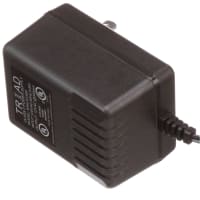 Triad Magnetics Wall Plug Transformer 120v, 12VAC, @.5A, FOR COMMERCIAL OR INDUSTRIAL USE ONLY