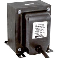 Triad Magnetics Transformer, Auto, Enclosed, 1, Freq 50/60Hz, Pri 115VAC, Sec 230VAC, Sec 2.2A