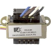 Triad Magnetics Transformer PWR 12.6V 0.39A CHASSIS