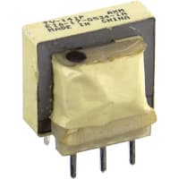 Triad Magnetics Transformer Audio 100mW 10K(C.T.)Ohm Primary 10K(C.T.)Ohm Secondary 200Hz-15kHz