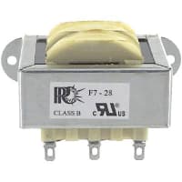 Triad Magnetics Transformer, Power, Config Bobbin, 1, Freq 50/60Hz, Pri 115VAC, Sec 28 (CT)VAC