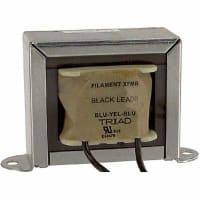 Triad Magnetics Transformer, Power, Bobbin, 1, Freq 50/60Hz, Pri 115VAC, Sec 24 (CT)VAC, UL