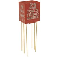 Triad Magnetics AUDIO XFMR 10.0K:10.0Kct* 1.0mADC 50mW ENCAPSULATE