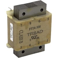 Triad Magnetics Transformer, 12VA, Sec:Ser 0.5A, Par 1.0A, Pri:115/230V, Sec:Ser 24VCT, Par 12V