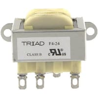 Triad Magnetics Transformer, Power, Config Bobbin, 1, Freq 50/60Hz, Pri 115VAC, Sec 24 (CT)VAC