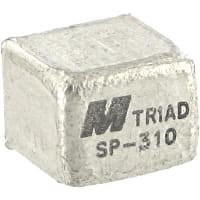 Triad Magnetics Transformer, 0.1 Ohms, 150 VDC, 300 Hz to 100 kHz, 15 Ohms, Plug-In Terminal