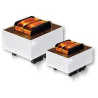 Triad Magnetics Transformer, class 2/3, 6-pin, 2.5VA, 115V x 24VCT at 0.1A, 12V at 0.2A