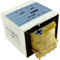 Triad Magnetics Transformer, Power, Bobbin, 1, Freq 50/60Hz, Pri 115/230VAC, Sec 12/24VAC, PCB