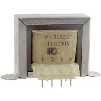 Triad Magnetics Transformer, Power, Bobbin, 1, Freq 50/60Hz, Pri 115/230VAC, Sec 7.5/15VAC, PCB