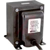 Triad Magnetics Transformer, Auto, Enclosed, 1, Freq 50/60Hz, Pri 230VAC, Sec 115VAC, Sec 10.85A