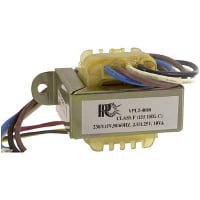 Triad Magnetics Transformer, Power, Bobbin, 1, Freq 50/60Hz, Pri 115/230VAC, Sec 1.25/2.5VAC