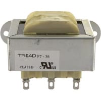 Triad Magnetics Transformer, Power, Config Bobbin, 1, Freq 50/60Hz, Pri 115VAC, Sec 36 (CT)VAC