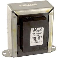 Triad Magnetics Transformer, Power, Bobbin, 1, Freq 50/60Hz, Pri 115/230VAC, Sec 5/10VAC, +30C