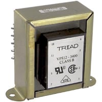 Triad Magnetics Transformer, Power, Bobbin, 1, Freq 50/60Hz, Pri 115/230VAC, Sec 6.3/12.6VAC