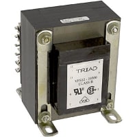 Triad Magnetics Transformer, Power, Bobbin, 1, Freq 50/60Hz, Pri 115/230VAC, Sec 6.3/12.6VAC