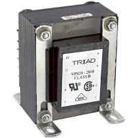 Triad Magnetics Transformer, Power, Bobbin, 1, Freq 50/60Hz, Pri 115/230VAC, Sec 14/28VAC, +30C