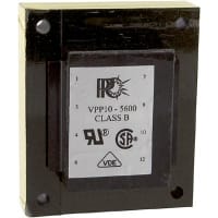 Triad Magnetics Transformer, Power, Bobbin, 1, Freq 50/60Hz, Pri 115/230VAC, Sec 5/10VAC, PCB