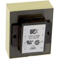 Triad Magnetics Transformer, Power, Bobbin, 1, Freq 50/60Hz, Pri 115/230VAC, Sec 6.3/12.6VAC