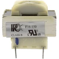 Triad Magnetics Transformer, Power, Bobbin, 1, Freq 50/60Hz, Pri 115/230VAC, Sec 8/16VAC, PCB