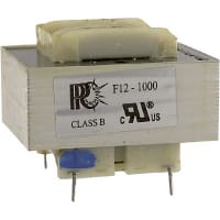 Triad Magnetics Transformer, Power, Bobbin, 1, Freq 50/60Hz, Pri 115/230VAC, Sec 6.3/12.6VAC