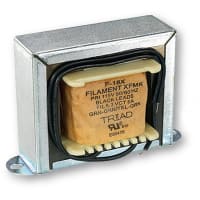 Triad Magnetics Transformer, Power, Bobbin, 1, Freq 50/60Hz, Pri 115VAC, Sec 24 (CT)VAC, UL