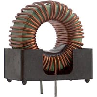 Triad Magnetics Inductor, Toroidal, High Frequency, Ind 107.5uH, Tol +/-10%, Cur 4.8A, Thru-Hole