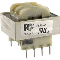 Triad Magnetics Transformer, Power, Bobbin, 1, Freq 50/60Hz, Pri 115/230VAC, Sec 18/36VAC, PCB