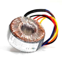 Triad Magnetics Transformer, medical grade, toroid, 2500VA, 100-240VAC, 100V@25A/50V@50A