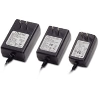 Triad Magnetics Power Supply, AC-DC, intchg plug-in, 100-240V, 4.5VDC, 2000mA, 5.5x11mm plug, neg ctr