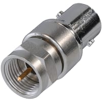 Trompeter Adapter, BNC Female to F Male, 130 Series