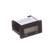 Trumeter LCD Hour Meter, AC/DC, Front Programmable, Alerts, Dual Range, IP66, 6320 Series